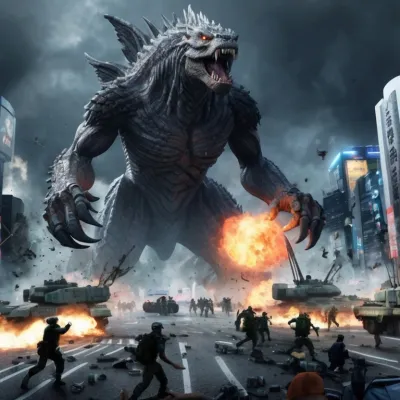 Digital Kaiju Chronicles: Strategic Battles Amid Urban Chaos