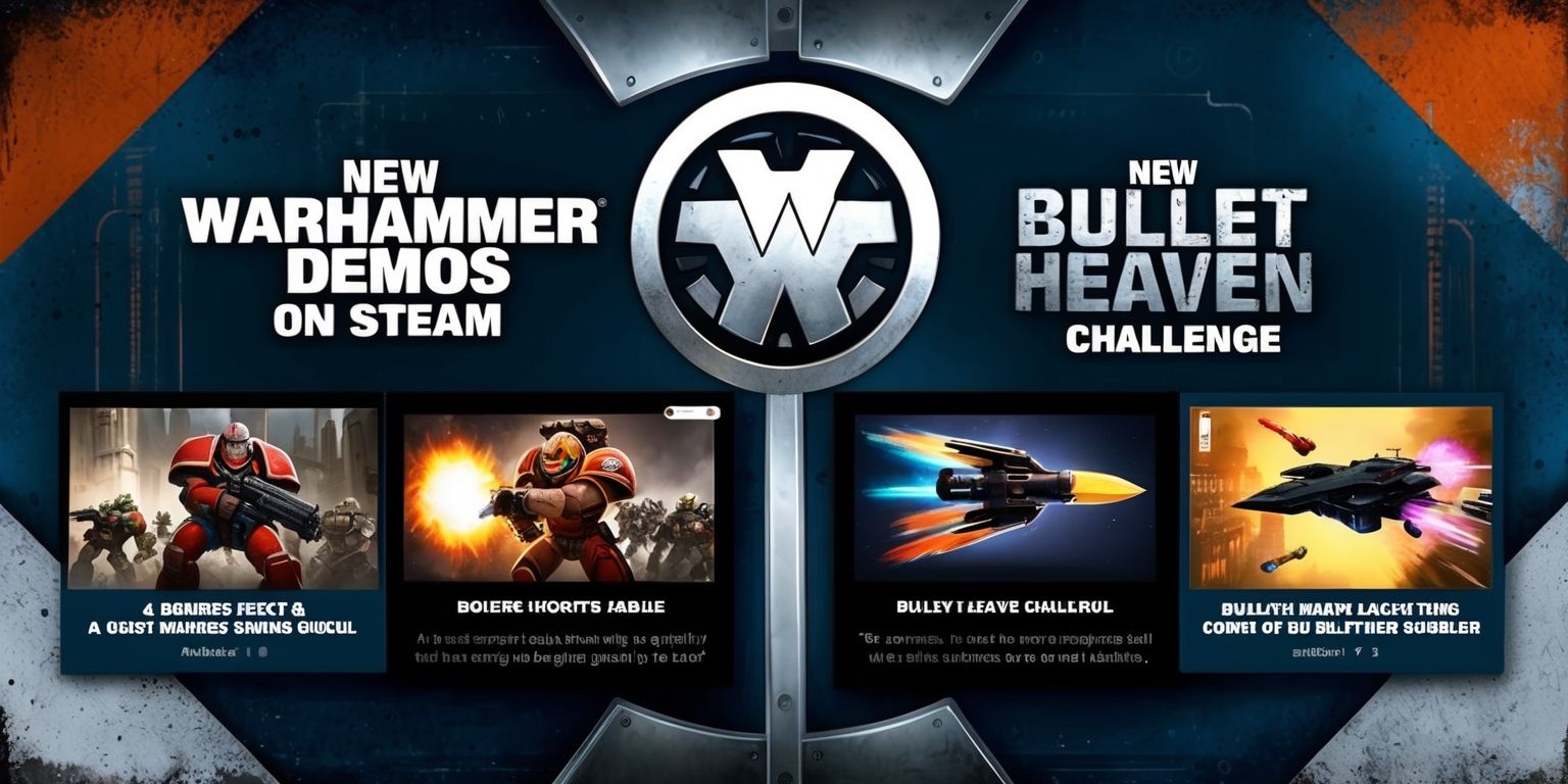 New Warhammer Demos on Steam: A Boomer Shooter Sequel and a Bullet Heaven Challenge