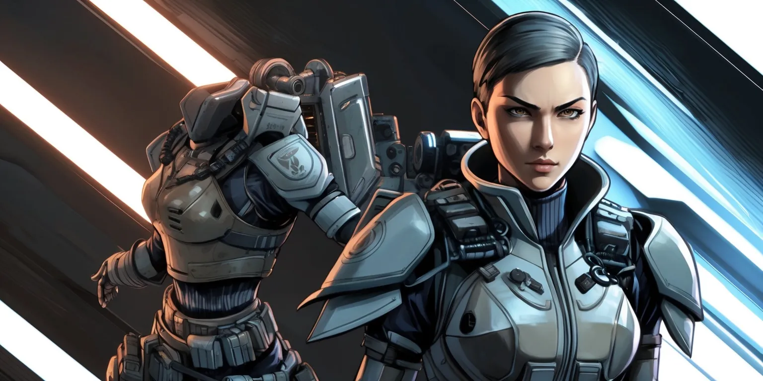 A highly detailed digital illustration of a game operator from the Arknights Endfield game, with a focus on the subject's intricate uniform and equipment, set against a sleek and futuristic backdrop, incorporating a mix of cool and warm colors to convey a sense of professionalism and intensity, the operator's facial features are sharp and determined, with a neutral skin tone, short and neatly styled hair, and piercing eyes, the overall style is reminiscent of anime and manga, with bold lines, vibrant textures, and a dynamic composition that draws the viewer's attention to the operator's confident stance and poised demeanor.