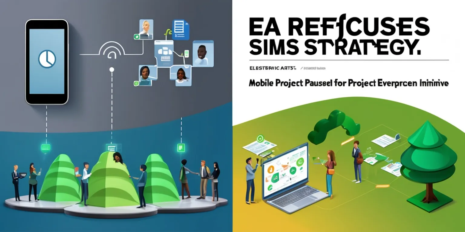 EA Refocuses Sims Strategy: Mobile Project Paused for Project Evergreen Initiative