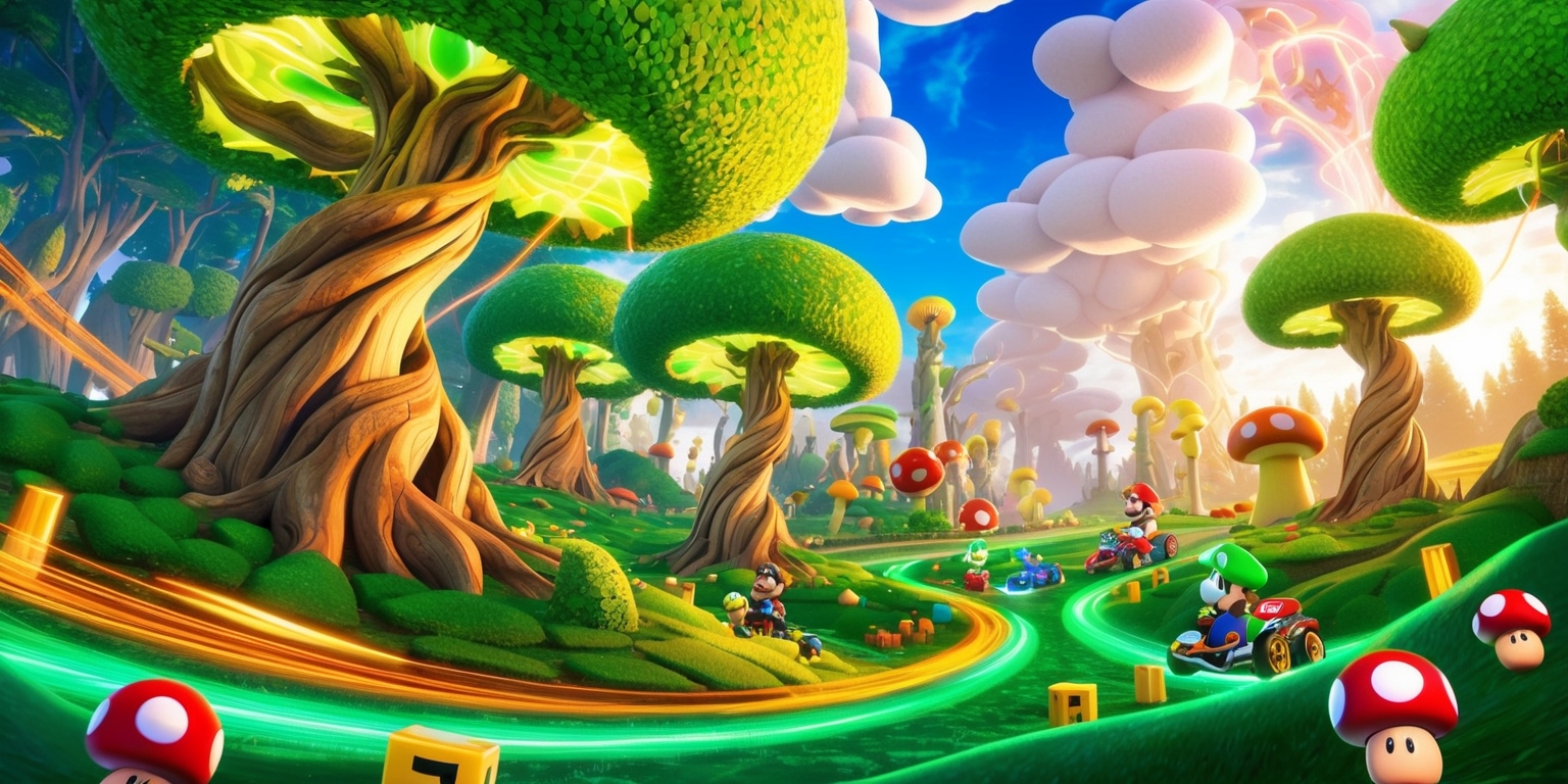 Nature's High-Octane Hideaway: Navigating the Secrets of Mario Kart World’s Forest Region